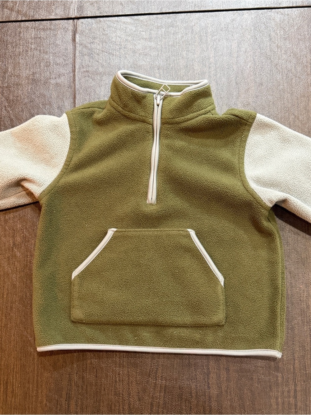 Janie and Jack Fleece Quarter-Zip Pullover 6-12 Months